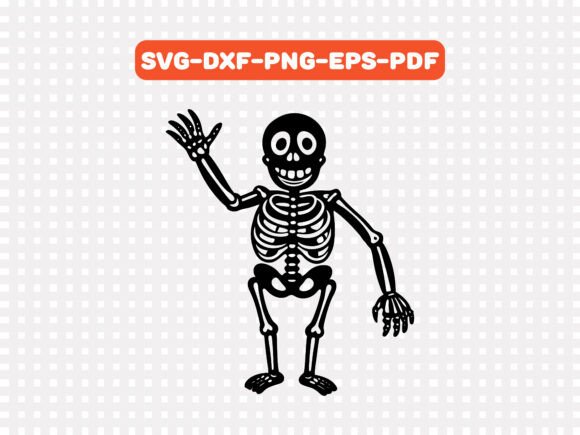 A Cheerful Skeleton SVG: A Graphic Designer’s Take on Crafts
