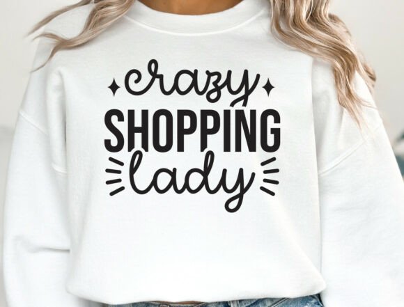 A Craft Seller's Look at the Crazy Shopping Lady SVG Graphic