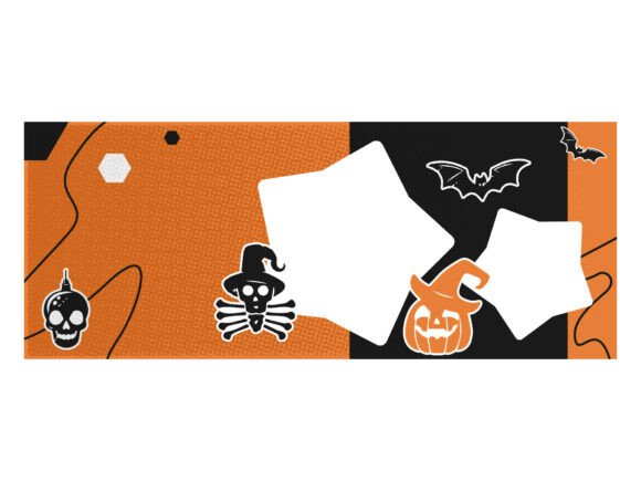 A Halloween Mug Graphics Template for Crafts & Selling