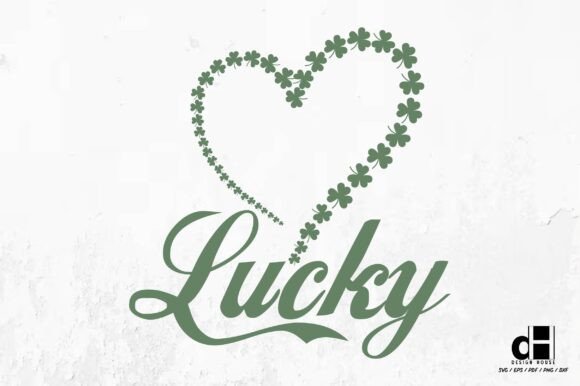 A Shamrock Heart for Seasonal Crafts and Graphics
