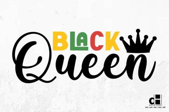 Black Queen SVG PNG Graphics for Crafts & Commercial Use
