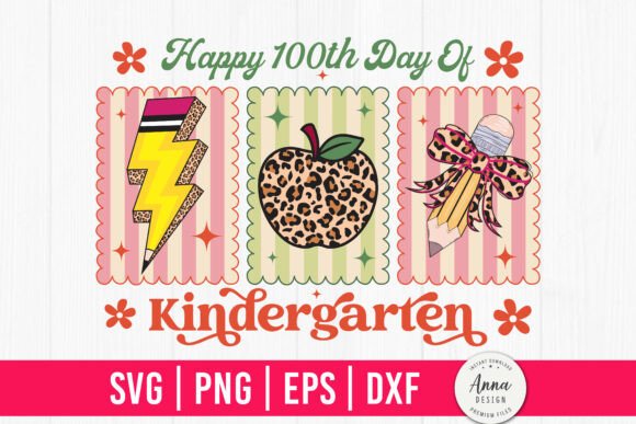 Evaluating the Happy 100th Day Kindergarten SVG for Crafts and Graphics