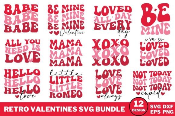 Reviewing the Retro Valentines SVG Bundle for Crafts and Graphics