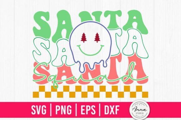 Santa Squad SVG: A Graphic Design Asset for Craft Businesses