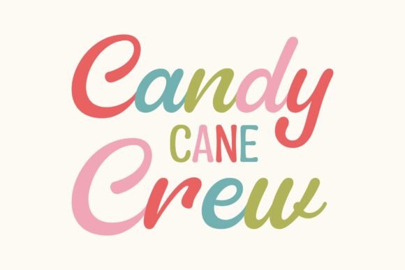 The Candy Cane Crew Retro SVG: A Graphic Asset for Craft-Driven Content