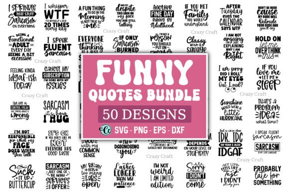 Why This Sarcasm SVG Bundle Is a Crafter's Secret Weapon